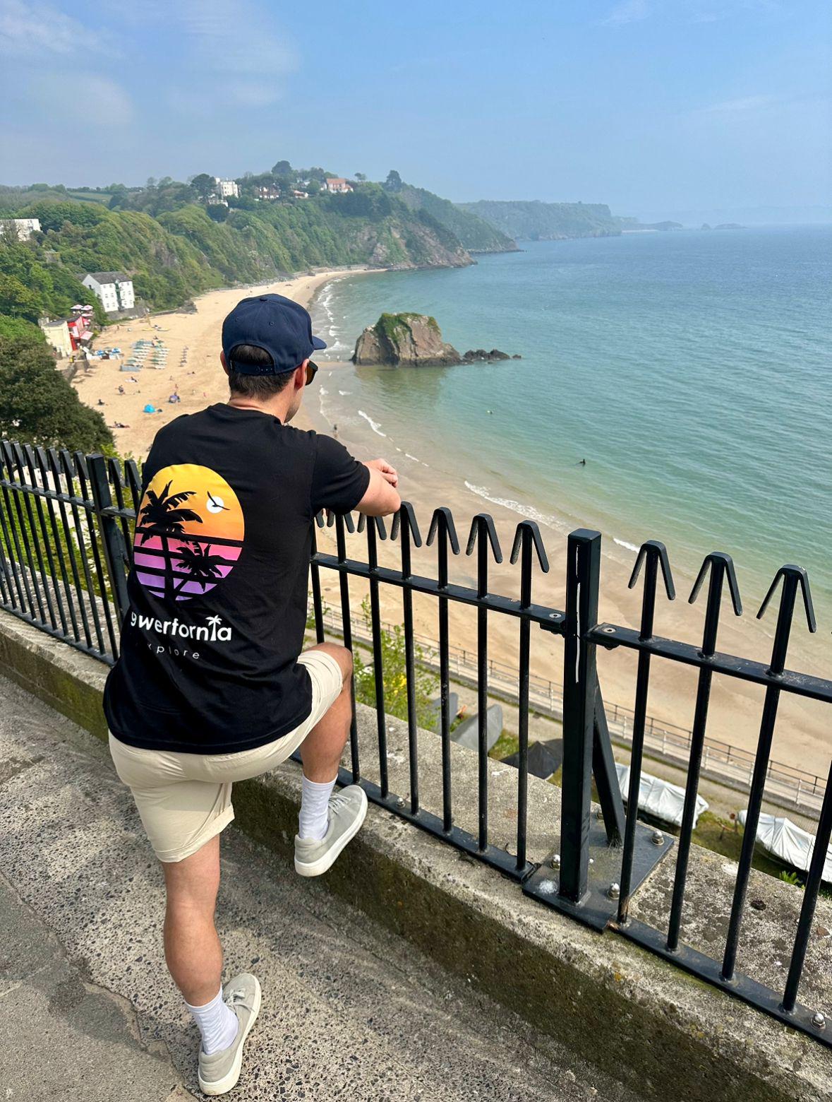 Gowerfornia Sunset Cotton Tee