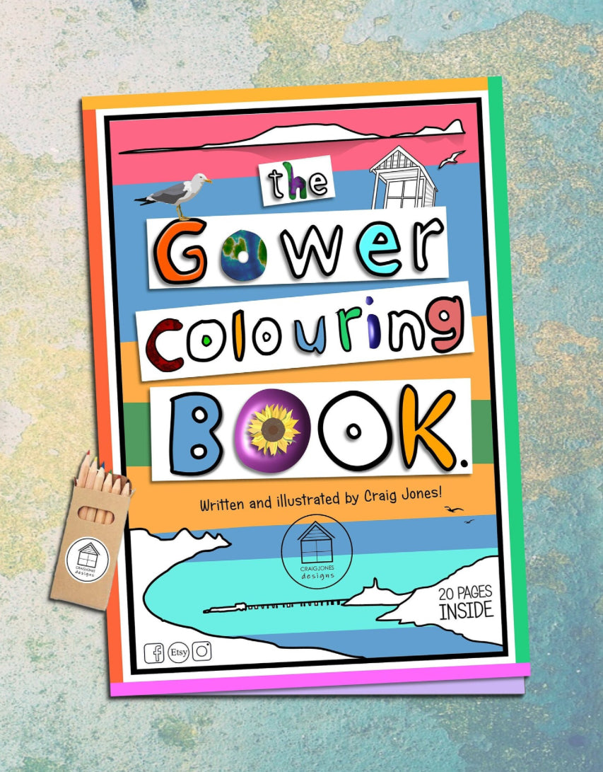 Gower Colouring Book