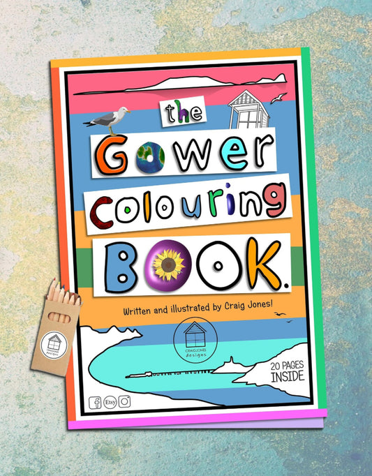 Gower Colouring Book