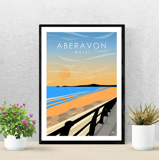 Aberavon, Wales Print, Gloss Card, Unframed