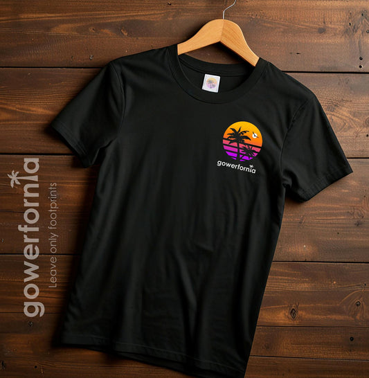 Gowerfornia Sunset Cotton Tee