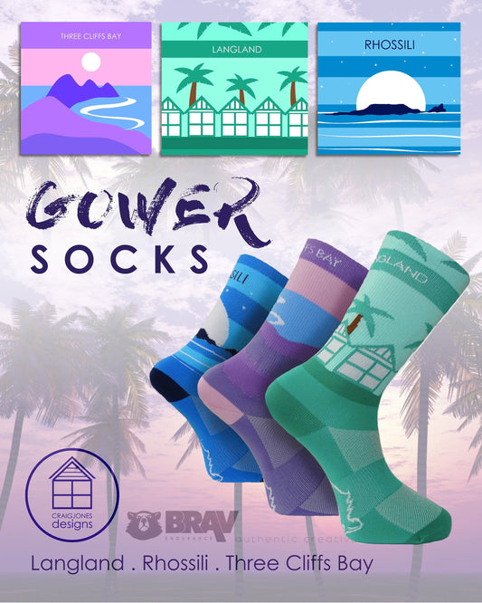 Gower Socks Triple Set