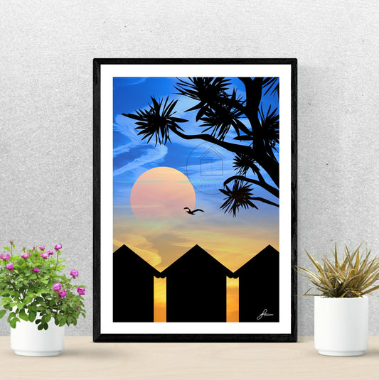 Langland Bay, Gower Peninsula, Print, Gloss Card Unframed