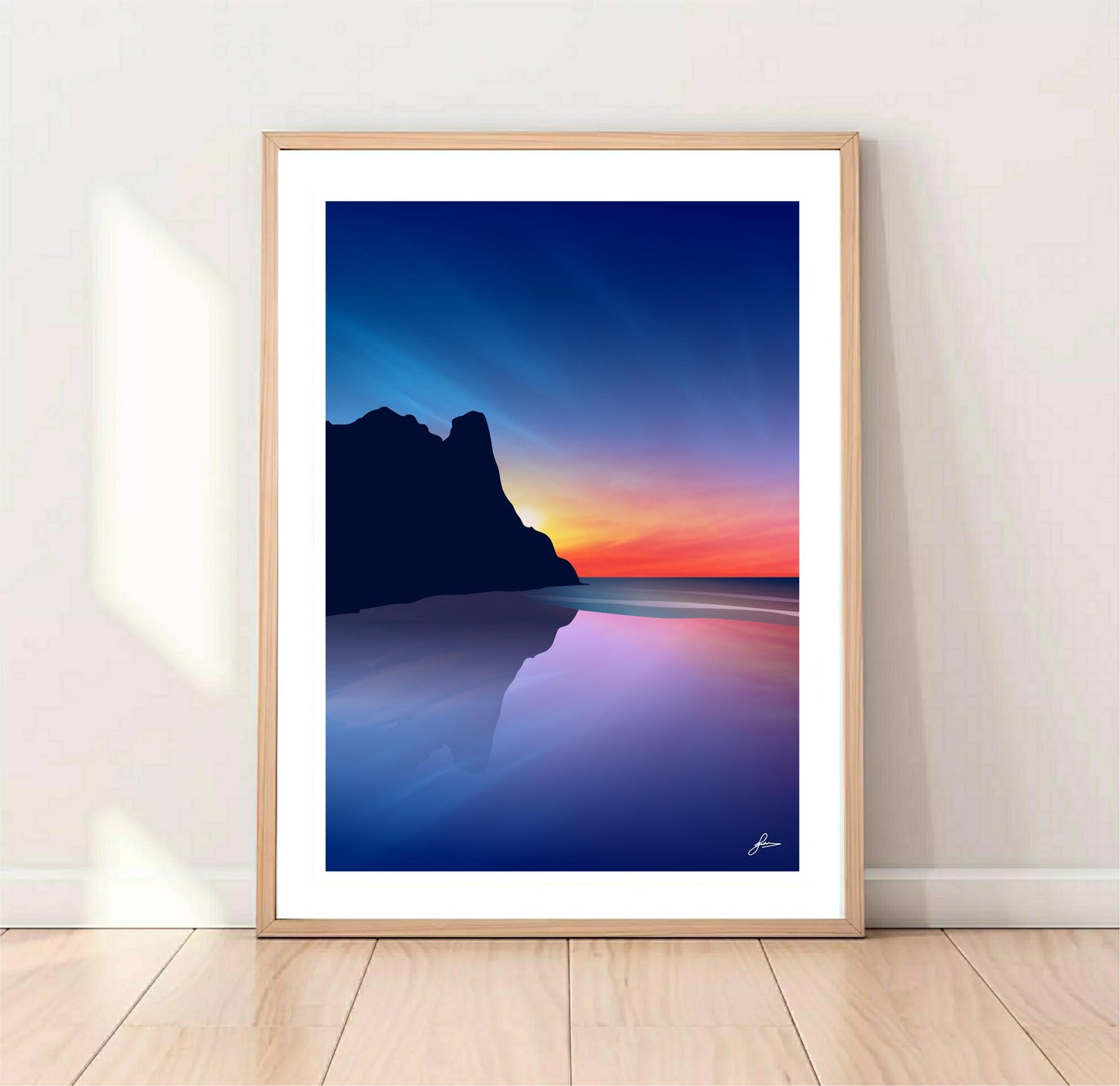 Tor Bay, Gower Peninsula Print, Gloss Card, Unframed
