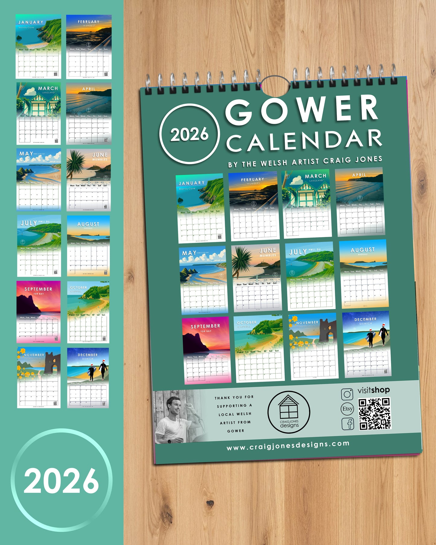 GOWER CALENDAR 2026