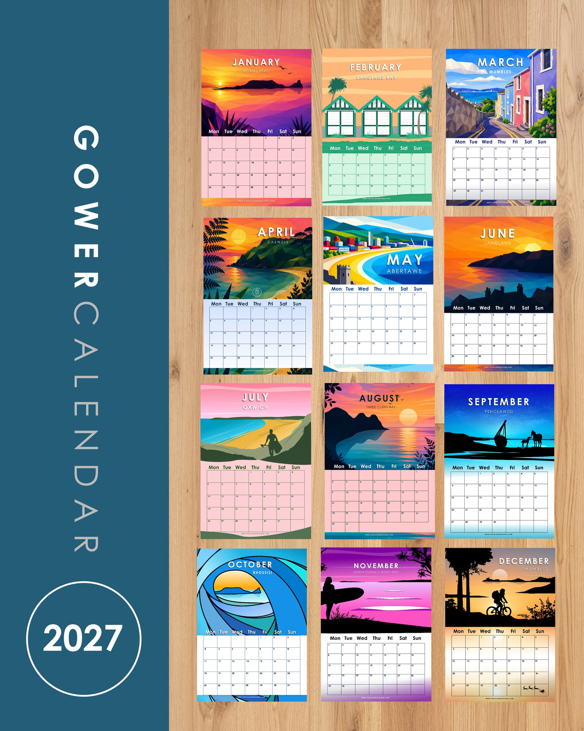 GOWER CALENDAR (2027)